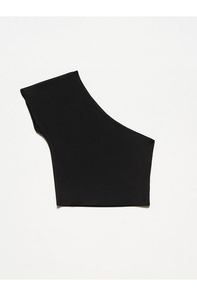 Dilvin 30327 Asymmetric Top-black