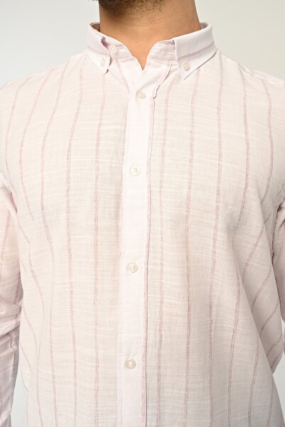 Piola Club Striped Slim Fit Men's Shirt