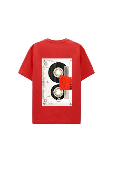 CERENCE AKÇA OKULCUNUZ Cc Collections Kaset Design Oversize T-shirt