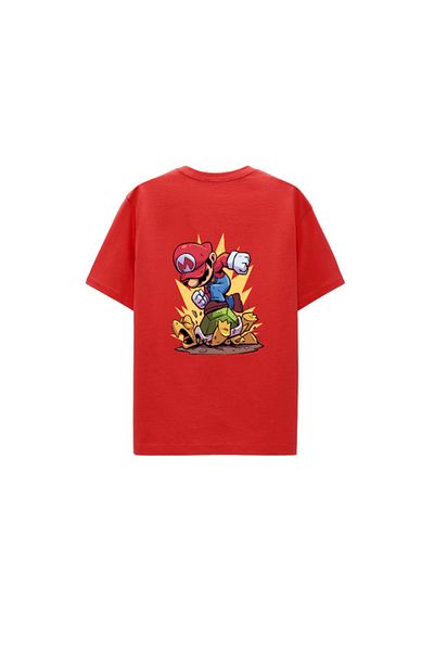 CERENCE AKÇA OKULCUNUZ Tricou unisex oversize Super Mario Atari Games vechi