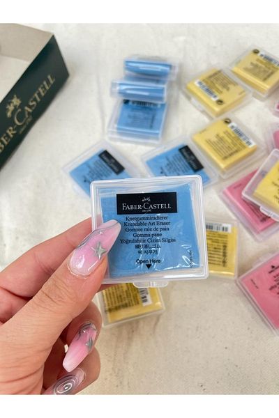 Planet Butik Faber Kneadable Drawing Eraser Blue