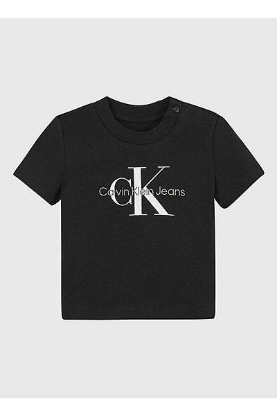 Calvin Klein Tricou pentru bebeluși cu imprimeu negru - In0ın00001beh