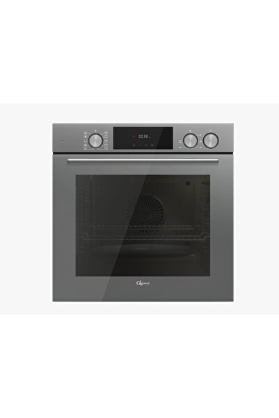 GL GENERAL Azure Glf 64cpr 10 Fonksiyon Steamart Gri Ankastre Fırın