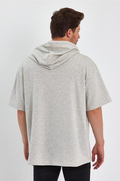 ALEXANDERGARDI Μπλουζάκι Oversize με κουκούλα (un-0098)