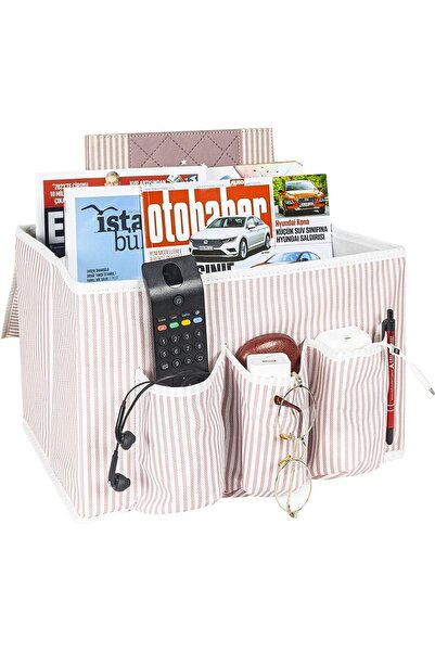 Timburly Органайзер за нощно шкафче, органайзер за баня, раиран детски органа...