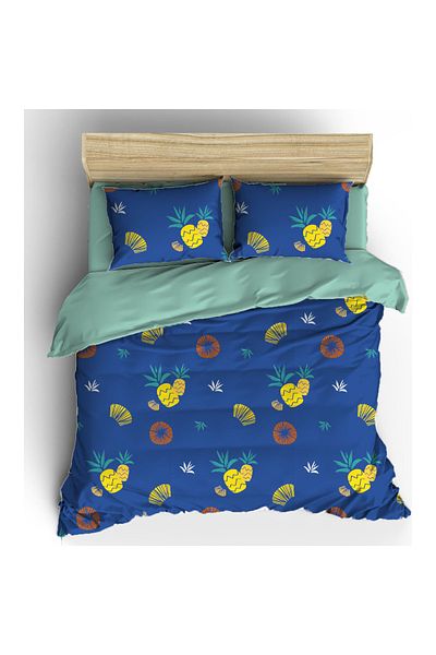 NANOSOFT Pine Single Duvet Cover Set Double Color