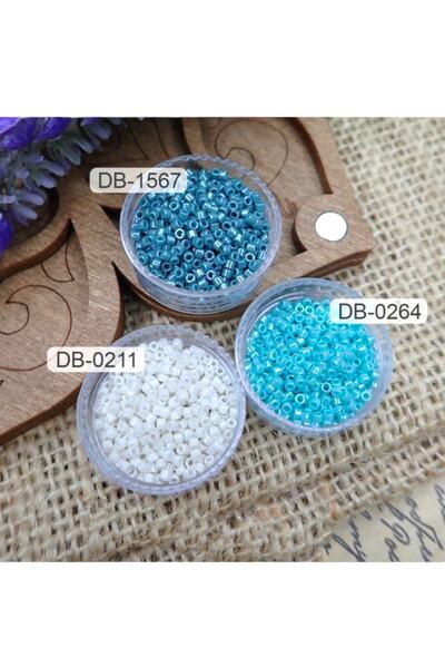 RLX BUJİTERİ حبات ميوكي ديليكا الأصلية 11 00 3 ألوان ظلال زرقاء