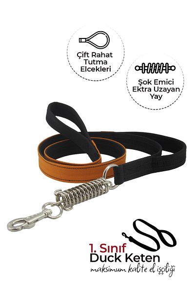 MgTasma Double Handle Dog Walking Leash, Walking Rope, Walking Strap