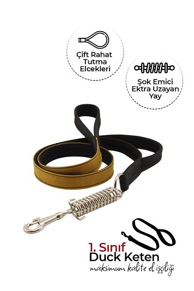 MgTasma Double Handle Dog Walking Leash, Walking Rope, Walking Strap