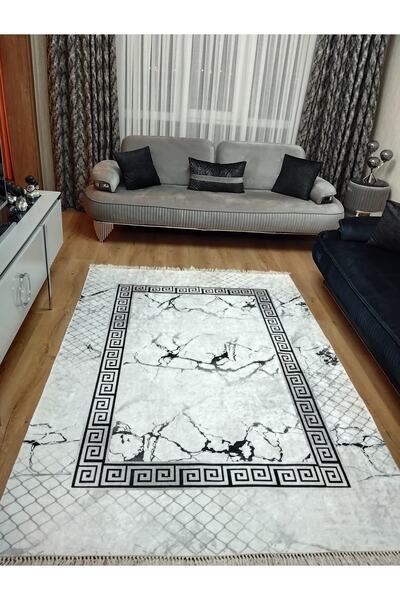 ESPİCAL HOME Dijital Baskılı Yıkanabilir Kaymaz Taban Ince Yazlık Salon Mutfa...