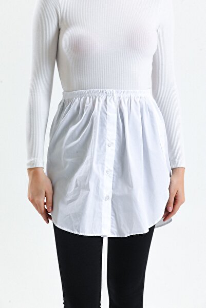 mirach Πουκάμισο με ανοιχτές πλευρές | Μοντέρνος σχεδιασμός για κομψή και άνετη χρήση με λευκό χρώμα