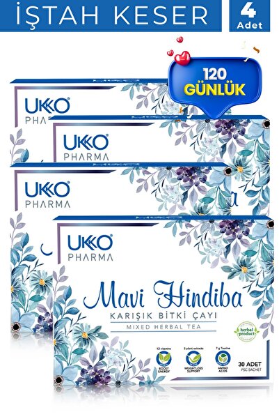 Ukko Pharma 120 Günlük Mavi Hindiba Karışık Bitki Çayı