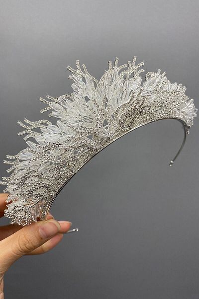 Bride Aksesuar Dünyası Coroana de mireasa Henna Model Zehra Special pentru nunta pentru femei – Coroana – Coroana – Coroana