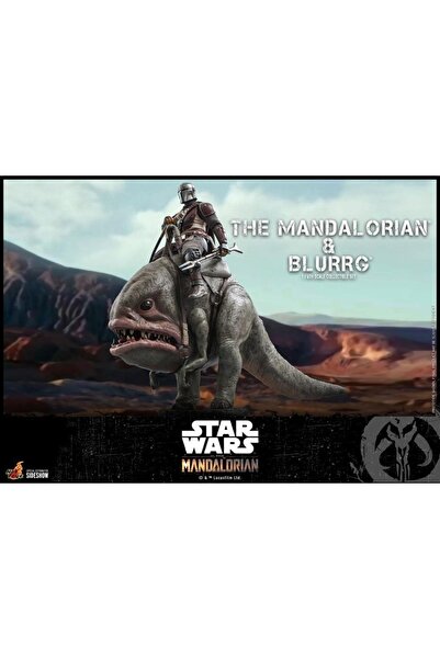 Hot Toys Mandalorian & Blurrg Sixth Scale Figure Set - 908287 - Tms46 - Star Wars / The Mandalorian