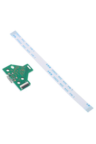 POPKONSOL Jds Jdm 010 011 020 Soket Ve 12 Pin Flex Kablo Ps4 Kol Tamiri Şarj ...