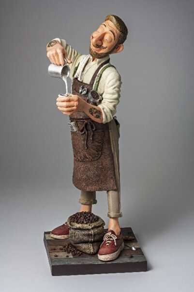 Genel Markalar Forchino Collection The Barista Kahveci Figürü 44cm