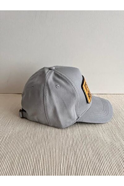 CosmoOutlet It's All About Relationships Adjustable Unisex Gray Cap with Detachable Logo