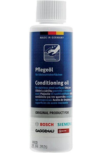 Bosch Paslanmaz Çelik Yüzeyler Için Parlatıcı Bakım Yağı