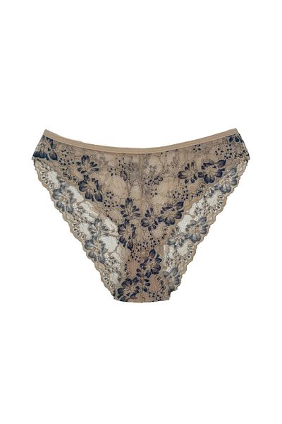 HNX 5-Piece Double Color Lace High Waist Women's Panties