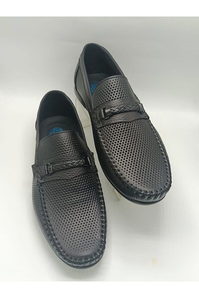only my store Черни мъжки кожени желе удобни ежедневни мокасини обувки