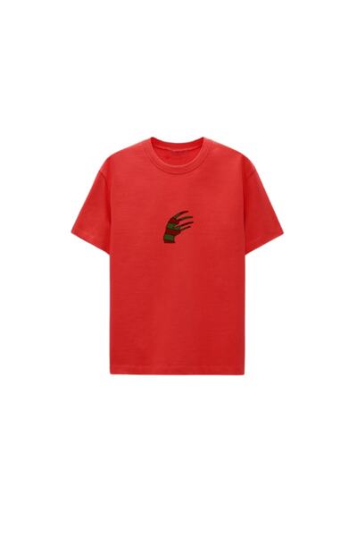 CERENCE AKÇA OKULCUNUZ Unisek Oversize Freddi Krueger Oversize majica