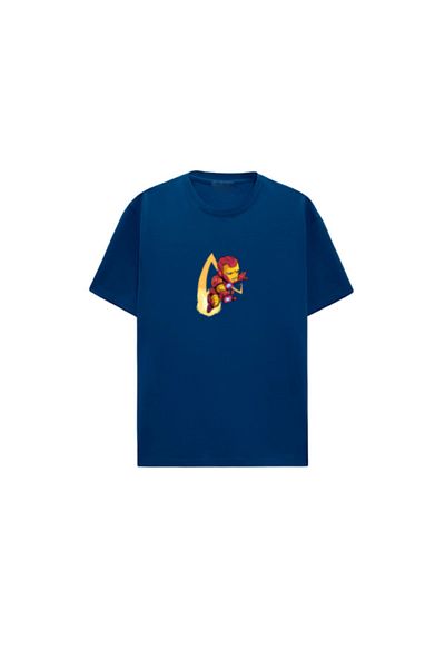 CERENCE AKÇA OKULCUNUZ Unisex oversize T-shirt με τον Iron Man