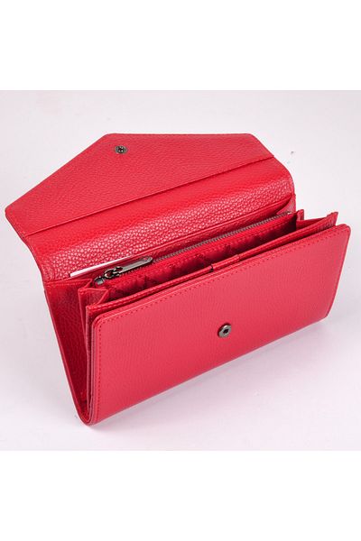 Eminsa Women's Red Genuine Leather Wallet