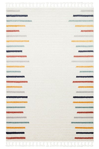 Eko Halı Terazzo Trz 06 Multy Hav Toz Vermez Yumuşak Doku Etnik Örgü Des.en Modern Iskindinav Halı