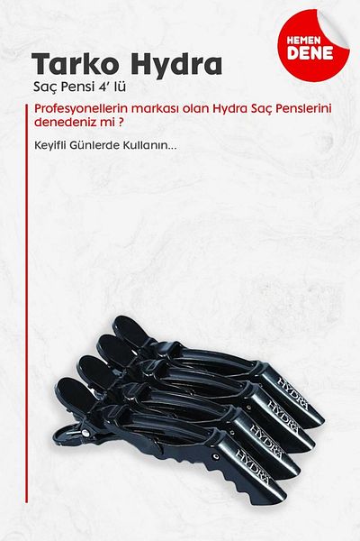 Tarko Hydra 2192 - Set of 4 Hair Pliers