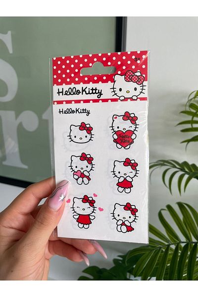 Planet Butik Hello Kitty 3-Piece Sticker Set