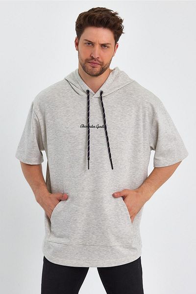 ALEXANDERGARDI Μπλουζάκι Oversize με κουκούλα (un-0098)