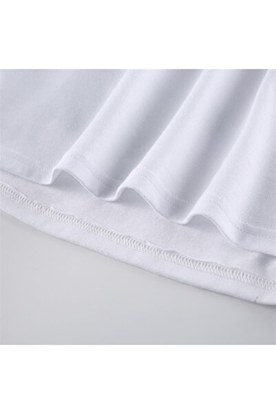 Touz Білий кроп-топ з принтом Bad Luck Club