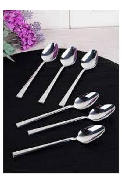 Viplatin Stainless Steel Natural 6 Pieces Tablespoon Flat Model
