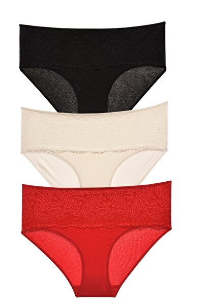 DON AMOR Lace Oversize Panties 3 Pack