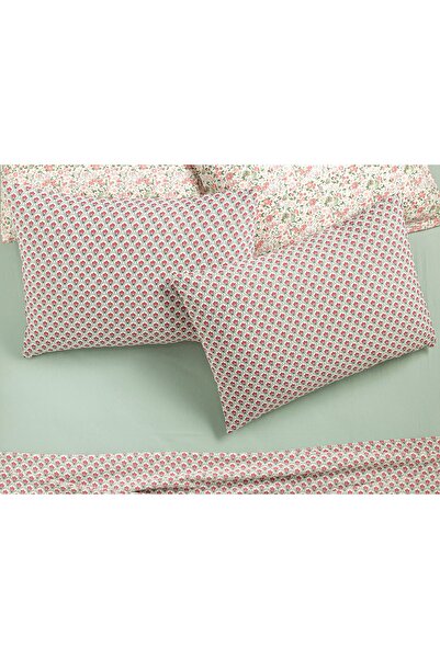 English Home Sweet Tulips Kolay Ütülenir 2'li Yastık Kılıfı 50x70 Cm Koyu Pembe