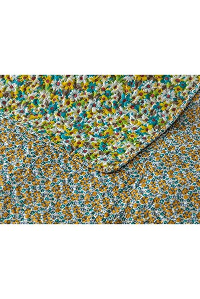 English Home Classic Pretty Tek Kişilik Çok Amaçlı Örtü 160x220 cm Sarı