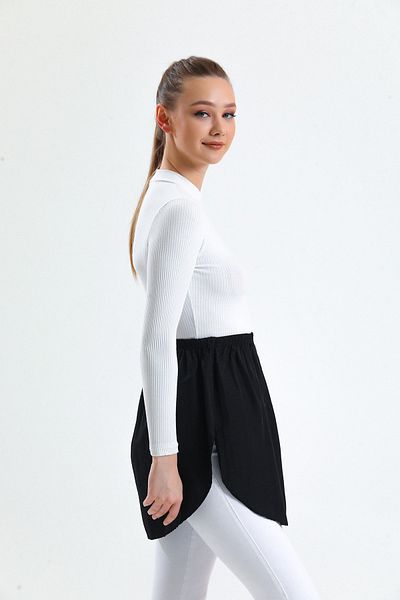 mirach Open Sides Shirt Skirt |   Modern Design for Stylish and Comfortable Use with Black Color