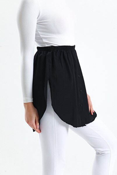 mirach Πουκάμισο με ανοιχτές πλευρές |   Μοντέρνος σχεδιασμός για κομψή και άνετη χρήση με μαύρο χρώμα