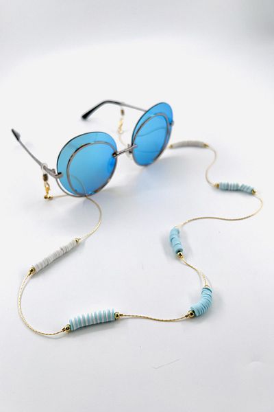 BNR design Luck Blue Steel Glasses Chain Accessory
