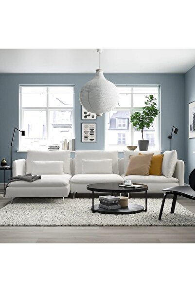 ERİZA Bella Sağ Köşe Takımı (KIRIK BEYAZ) 291x151cm, Babyface 01