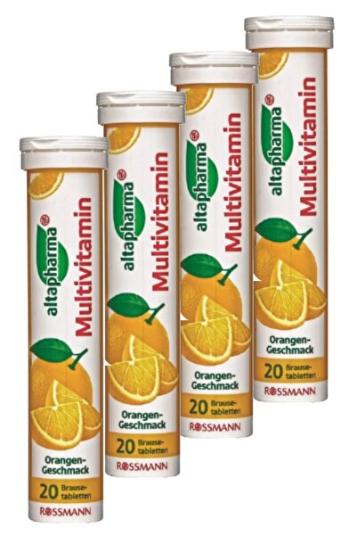Altapharma فيتامين سي برتقال متعدد الفيتامينات يذوب في الماء (4 قطع)