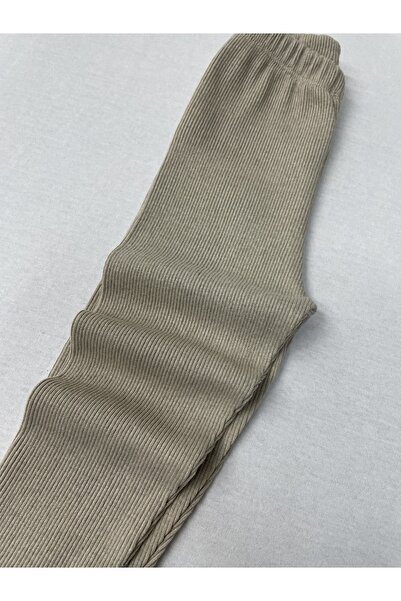 Berat moda Esnek Fitilli Kumaş Taş Çocuk Tayt