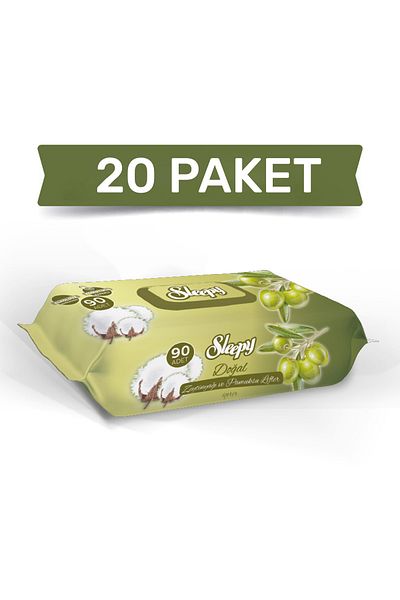 Sleepy Olive Oil Wet Towel 20x90=1800 Sheets