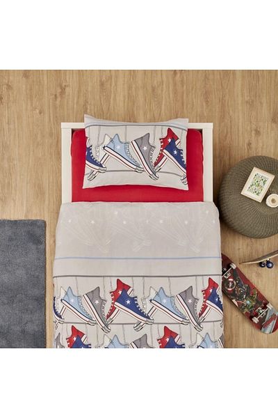 Karaca Home Set cuvertură de pilota 100% bumbac single Young Barton (montată)