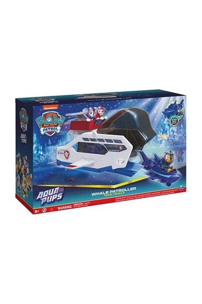 PAW PATROL Aqua Pups Whale Patrol Ship and Chase Figure Play Set