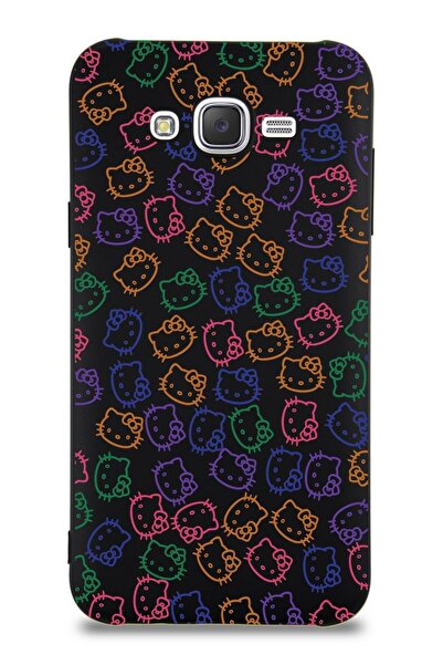 PrintiFy Samsung Galaxy J7 Core Uyumlu Lansman Kılıf Hello Kitty Tasarımlı Iç...
