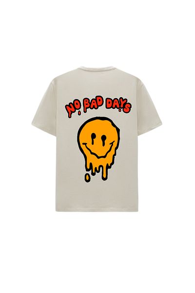 CERENCE AKÇA OKULCUNUZ Μπλουζάκι μπλουζάκι No Bad Days Oversized Design