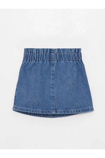 LC Waikiki Lcw Baby Jeansrock und Strumpfhose für Baby-Mädchen mit Minnie Maus-Stickerei