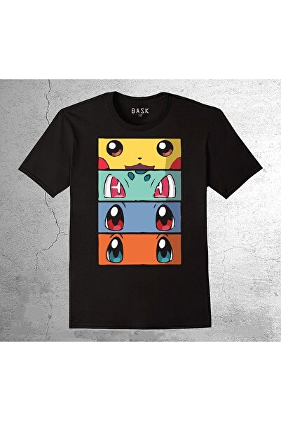 baskwear Pokemon All Caracters Pikachu Bulbasaur Charizard Tişört Çocuk T-shirt