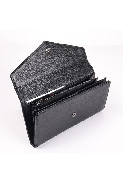 Eminsa Women's Black Genuine Leather Wallet